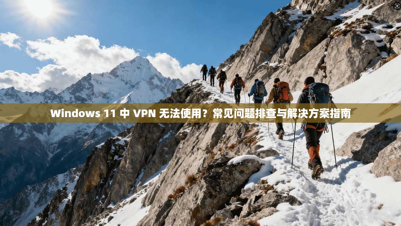 Windows 11 中 VPN 无法使用？常见问题排查与解决方案指南