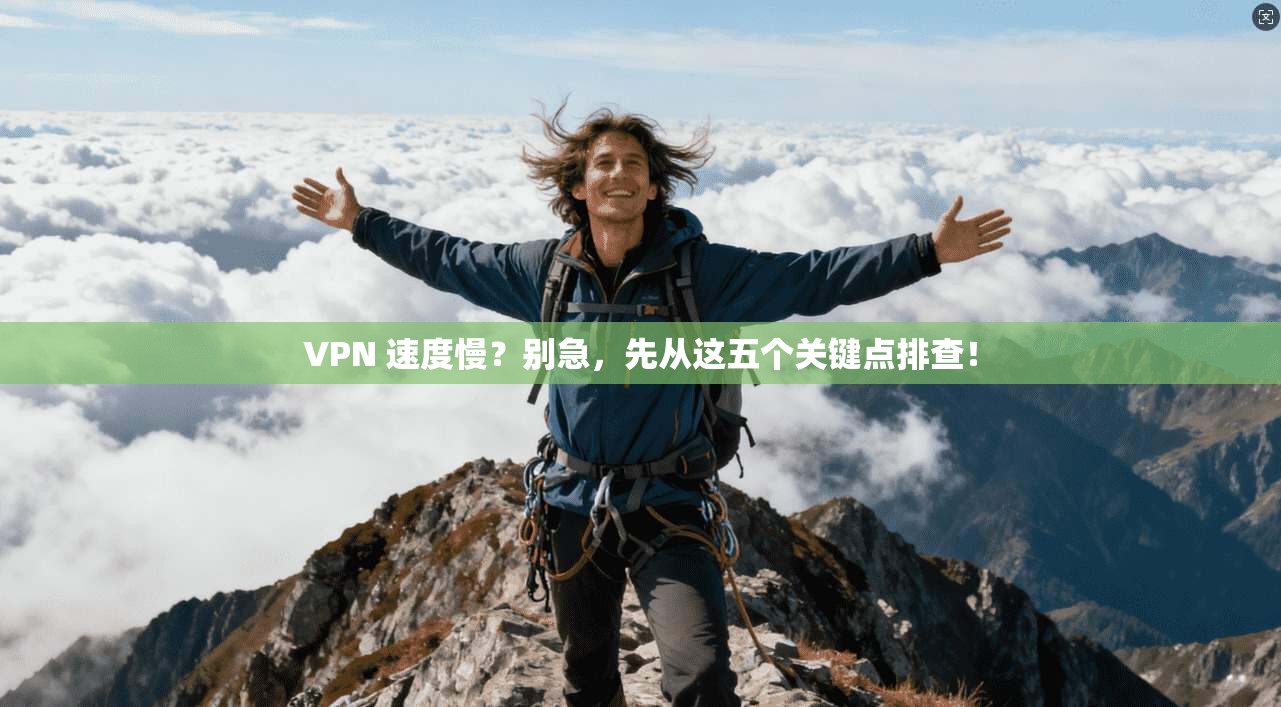 VPN 速度慢?别急,先从这五个关键点排查!