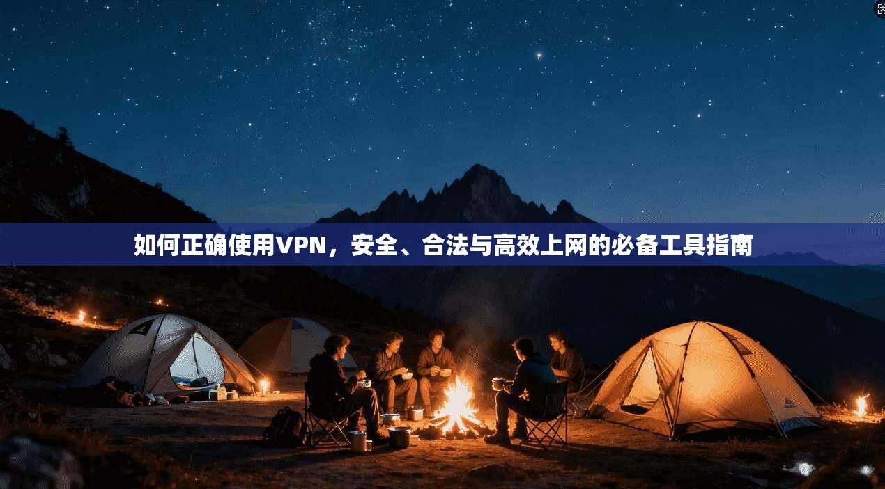 如何正确使用VPN，安全、合法与高效上网的必备工具指南
