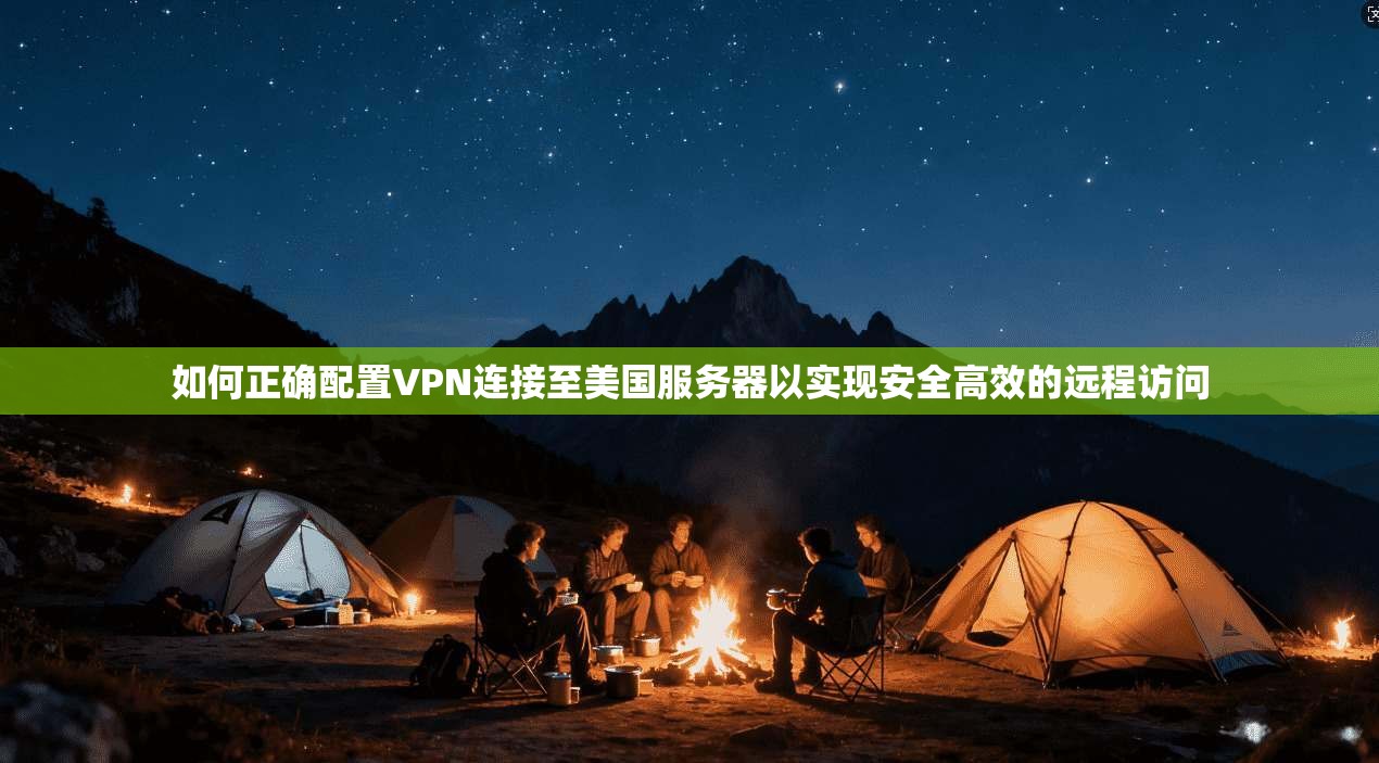 如何正确配置VPN连接至美国服务器以实现安全高效的远程访问