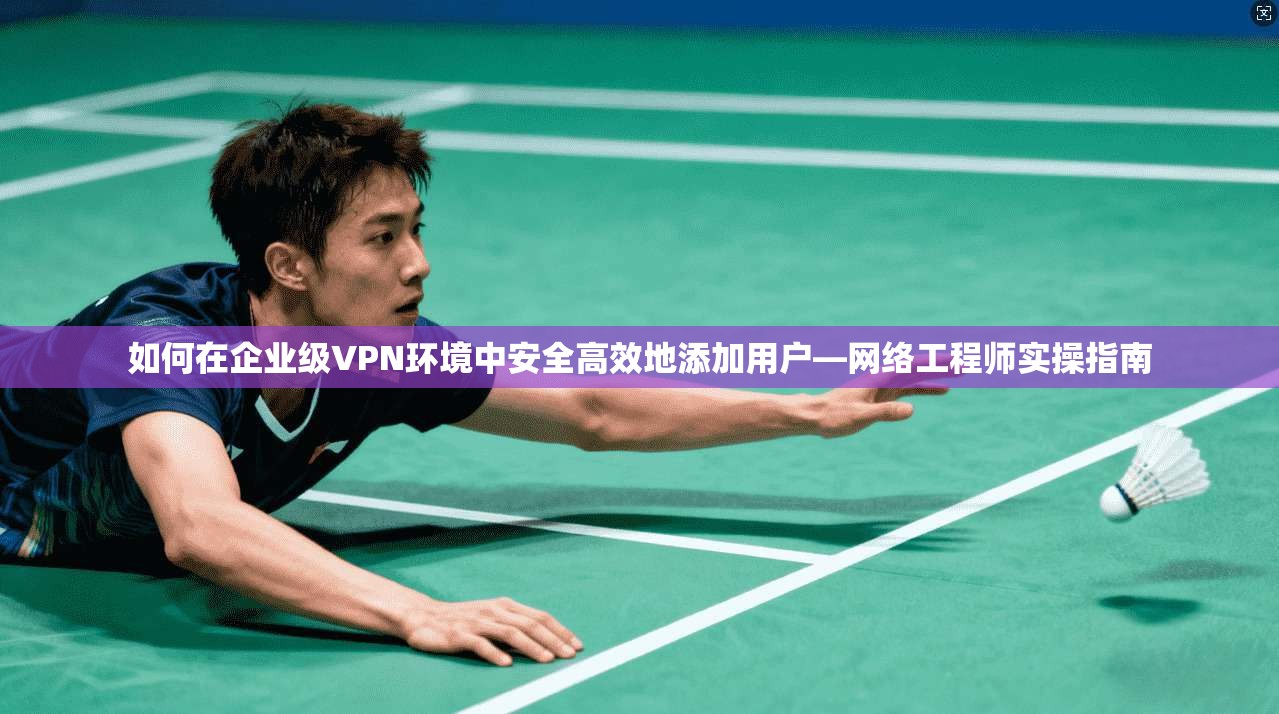 如何在企业级VPN环境中安全高效地添加用户—网络工程师实操指南