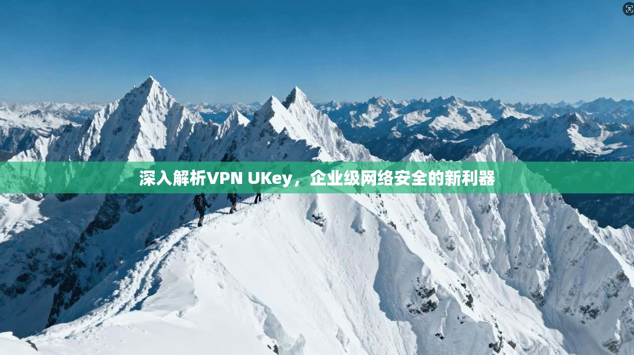 深入解析VPN UKey，企业级网络安全的新利器