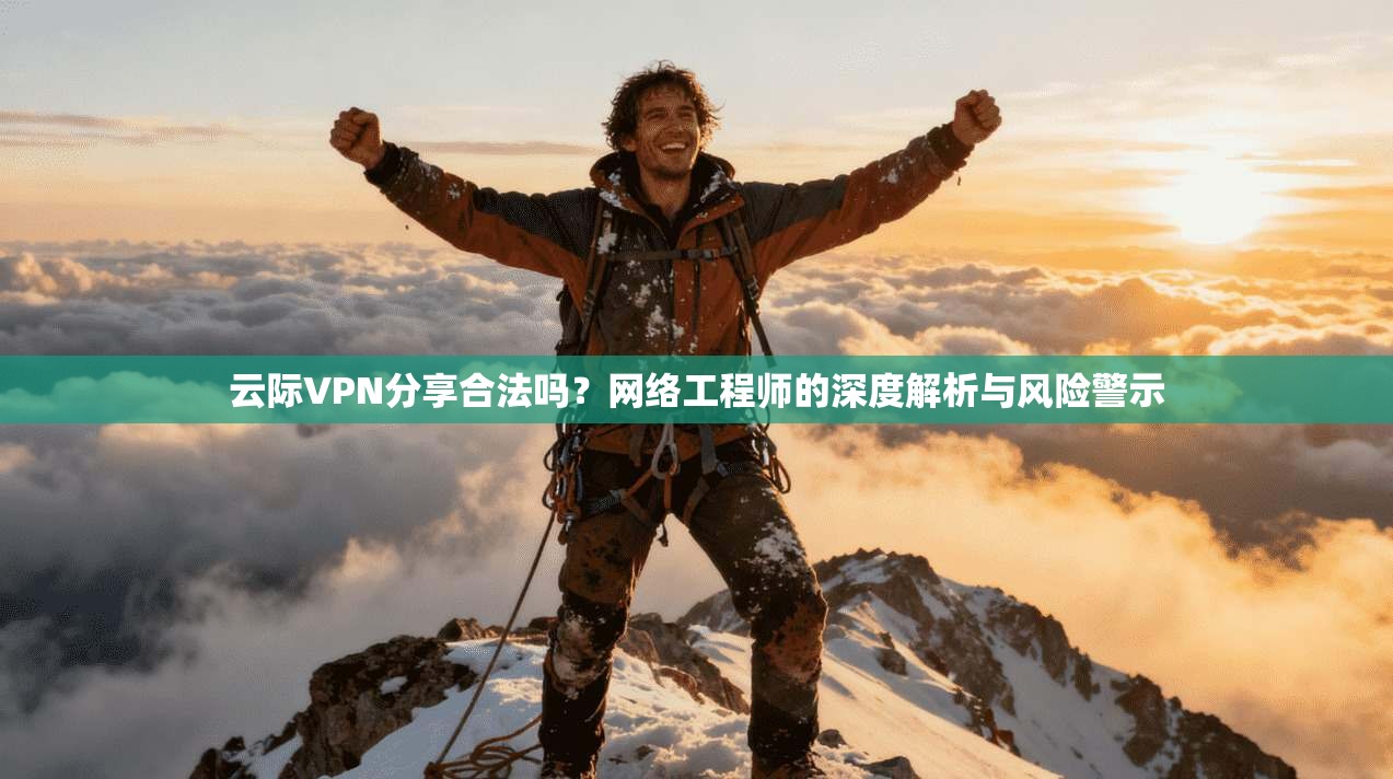 云际VPN分享合法吗？网络工程师的深度解析与风险警示