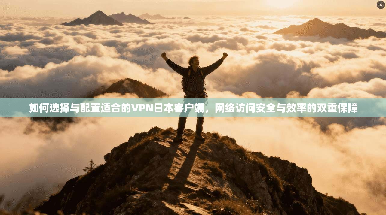 如何选择与配置适合的VPN日本客户端，网络访问安全与效率的双重保障