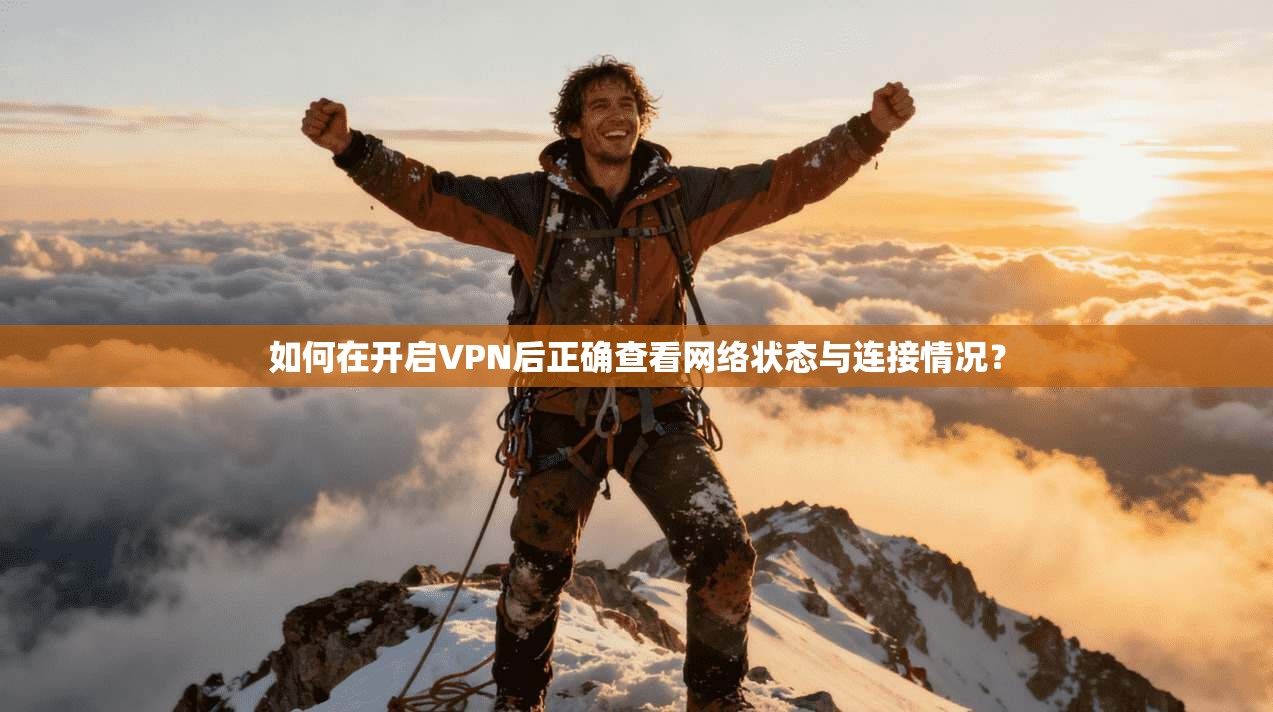 如何在开启VPN后正确查看网络状态与连接情况？