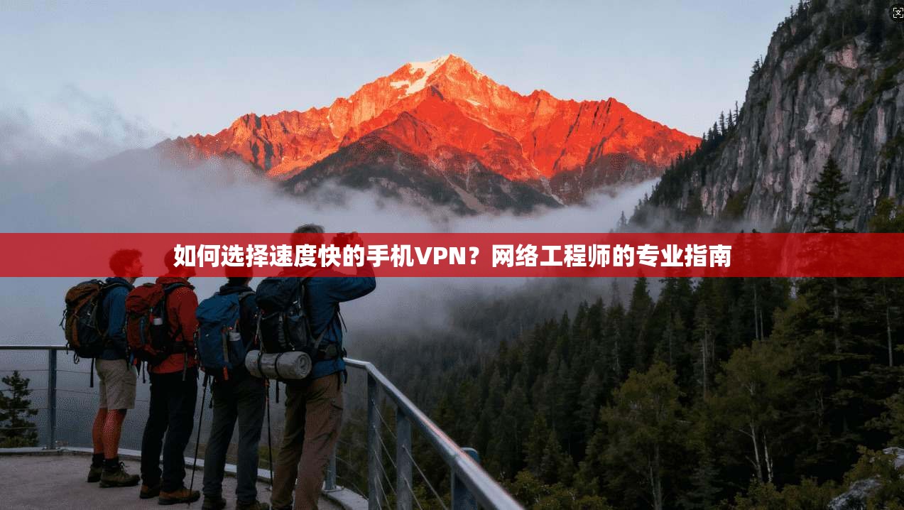 如何选择速度快的手机VPN？网络工程师的专业指南