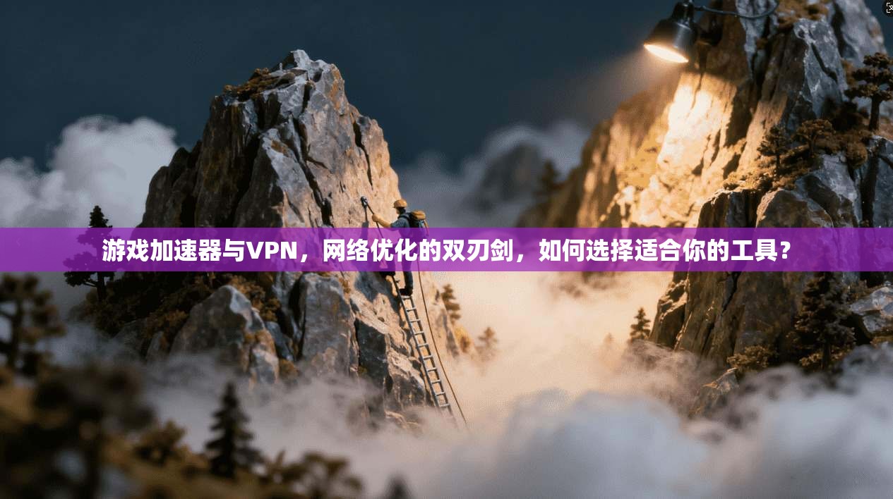 游戏加速器与VPN，网络优化的双刃剑，如何选择适合你的工具？