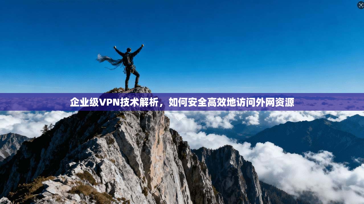 企业级VPN技术解析，如何安全高效地访问外网资源