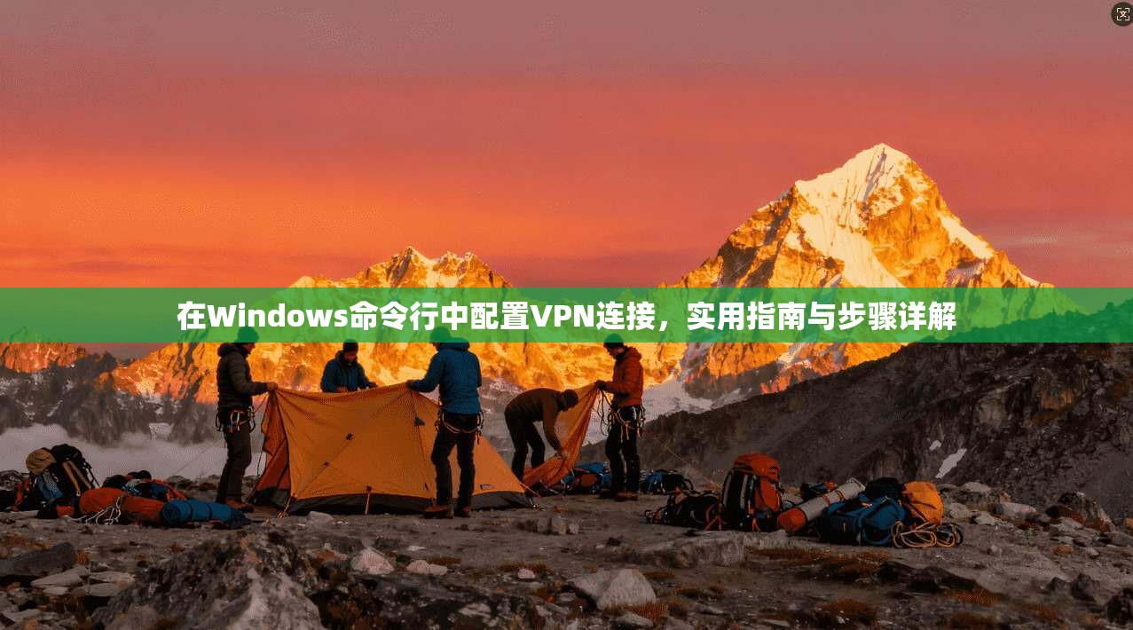 在Windows命令行中配置VPN连接，实用指南与步骤详解