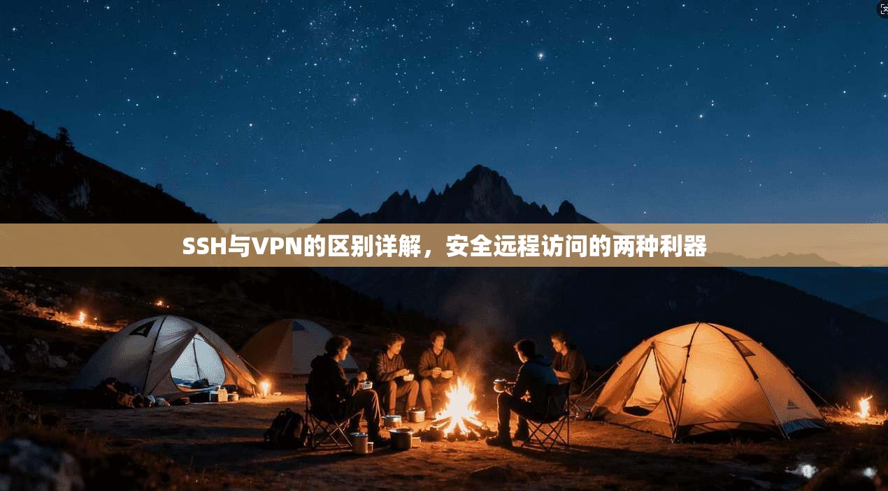 SSH与VPN的区别详解，安全远程访问的两种利器