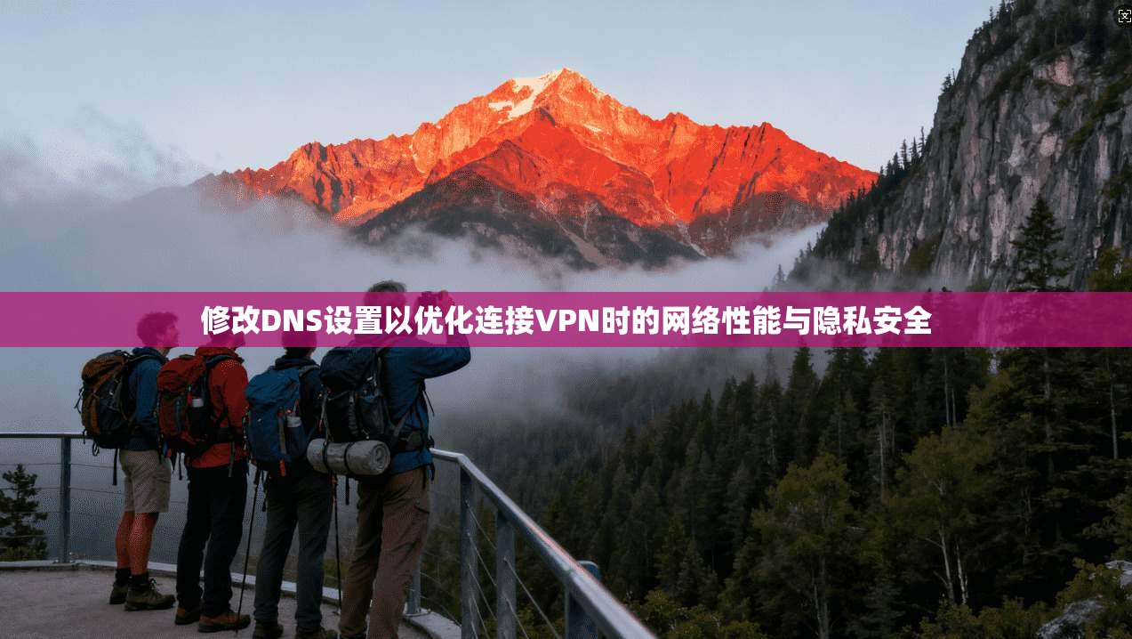 修改DNS设置以优化连接VPN时的网络性能与隐私安全