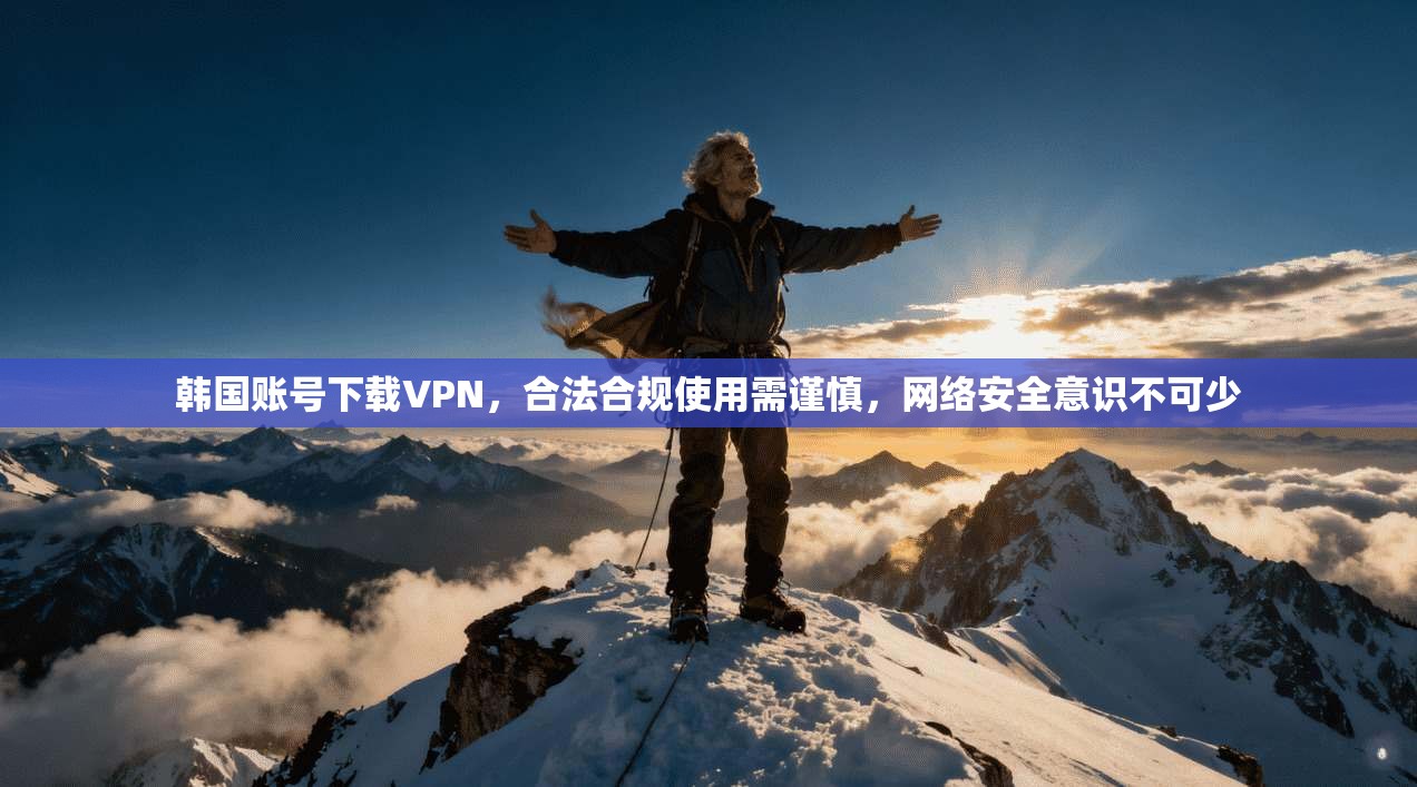韩国账号下载VPN，合法合规使用需谨慎，网络安全意识不可少