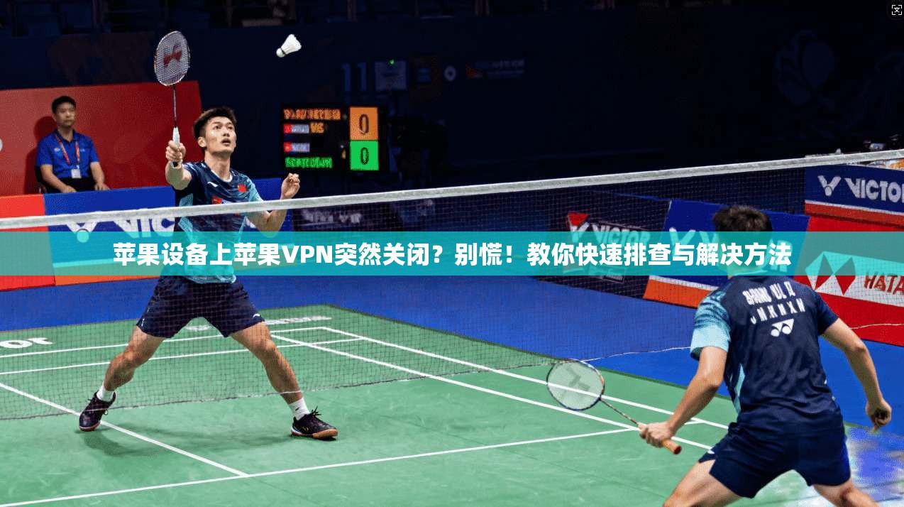 苹果设备上苹果VPN突然关闭？别慌！教你快速排查与解决方法