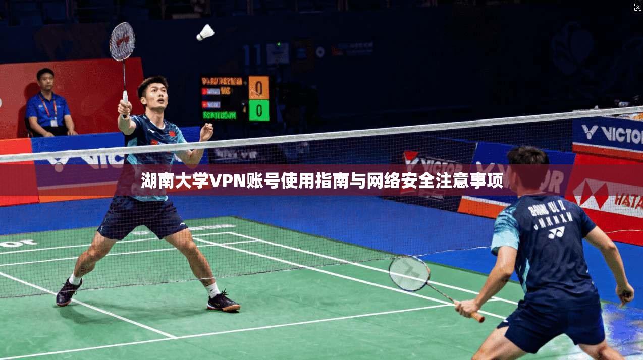 湖南大学VPN账号使用指南与网络安全注意事项