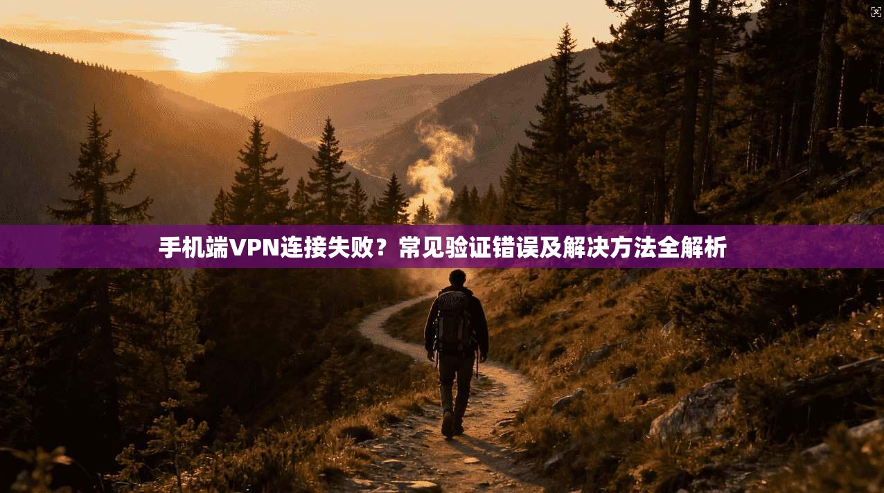 手机端VPN连接失败？常见验证错误及解决方法全解析