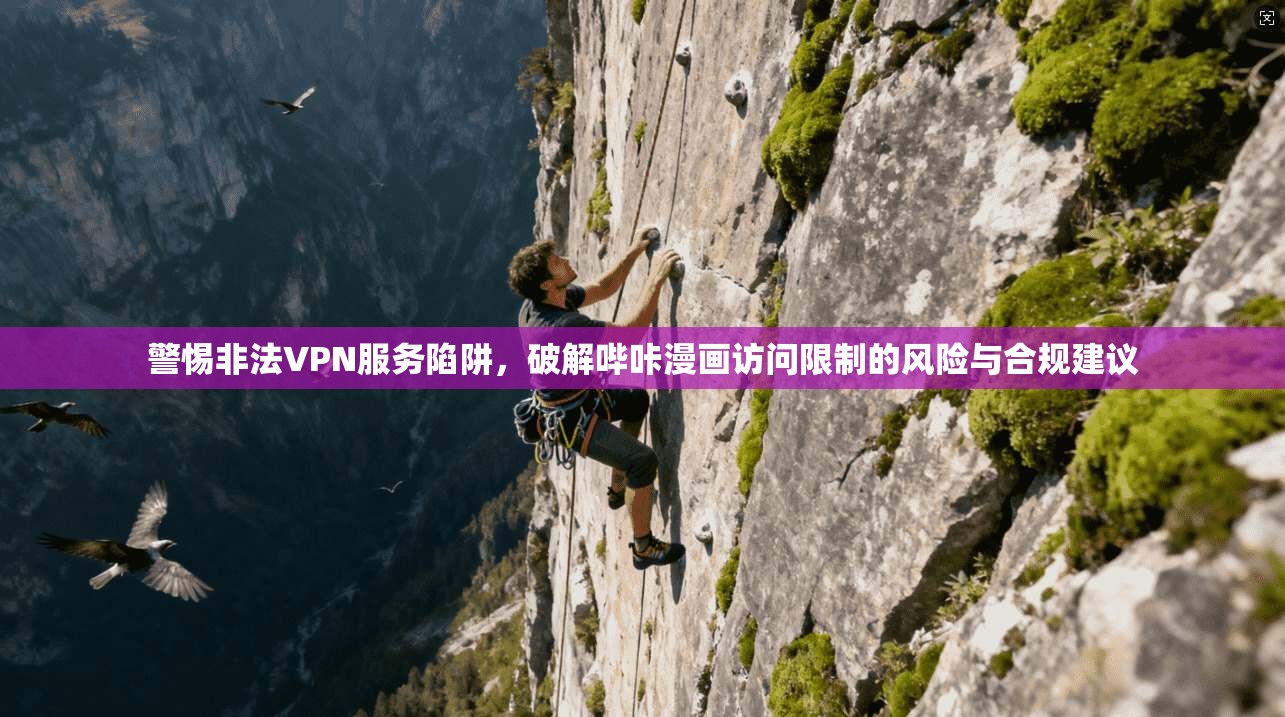 警惕非法VPN服务陷阱，破解哔咔漫画访问限制的风险与合规建议