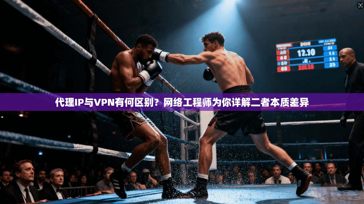 代理IP与VPN有何区别？网络工程师为你详解二者本质差异