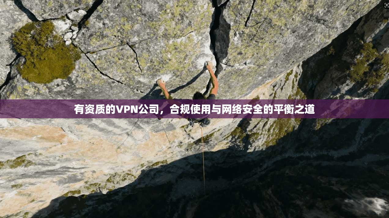 有资质的VPN公司，合规使用与网络安全的平衡之道