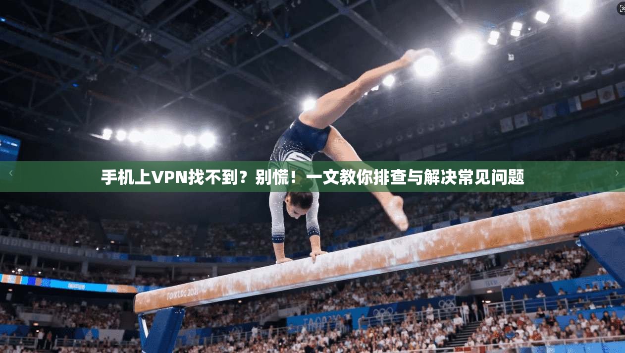 手机上VPN找不到？别慌！一文教你排查与解决常见问题