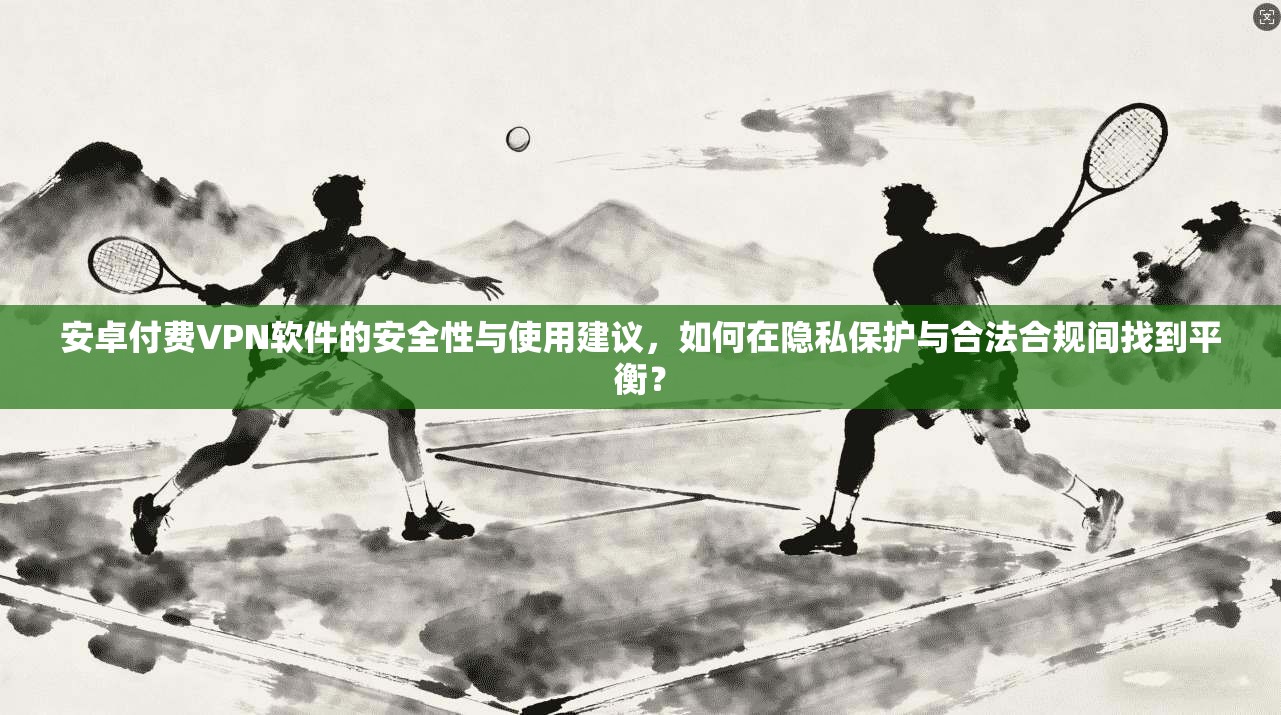 安卓付费VPN软件的安全性与使用建议，如何在隐私保护与合法合规间找到平衡？