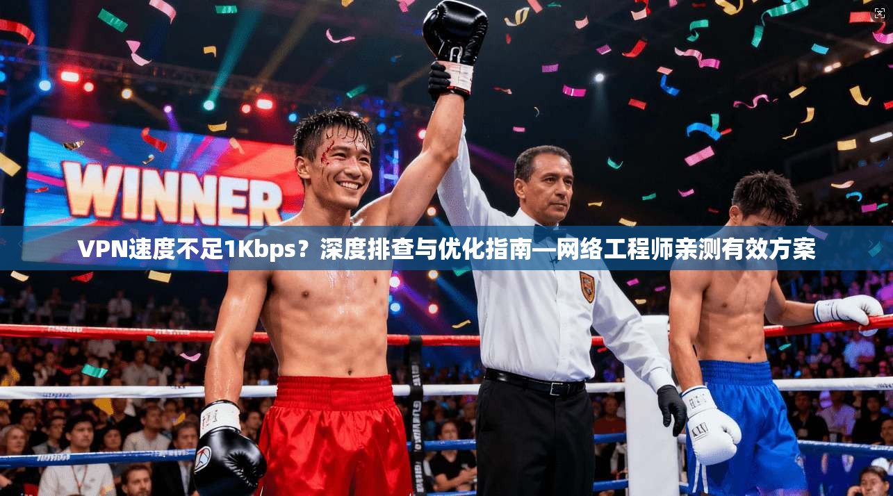 VPN速度不足1Kbps？深度排查与优化指南—网络工程师亲测有效方案