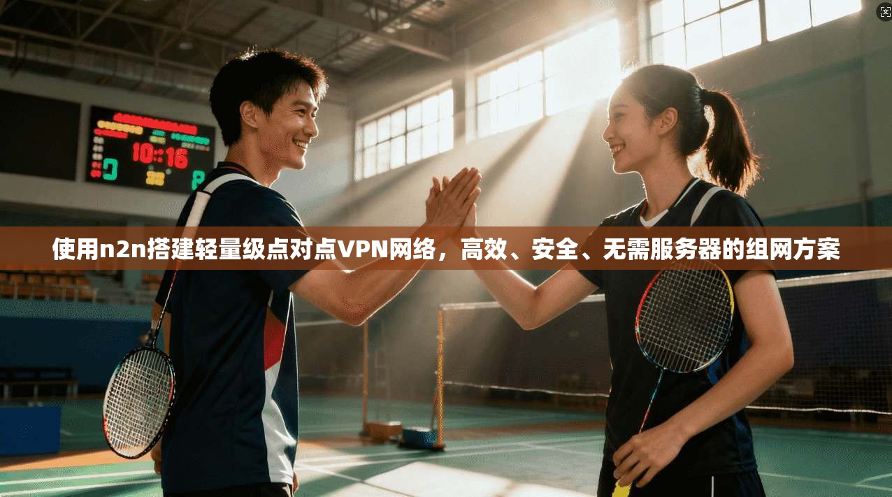使用n2n搭建轻量级点对点VPN网络，高效、安全、无需服务器的组网方案