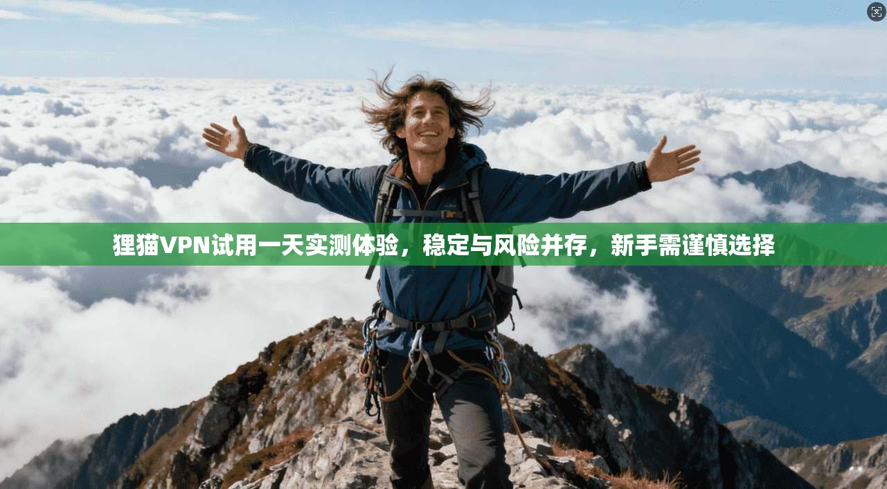 狸猫VPN试用一天实测体验，稳定与风险并存，新手需谨慎选择