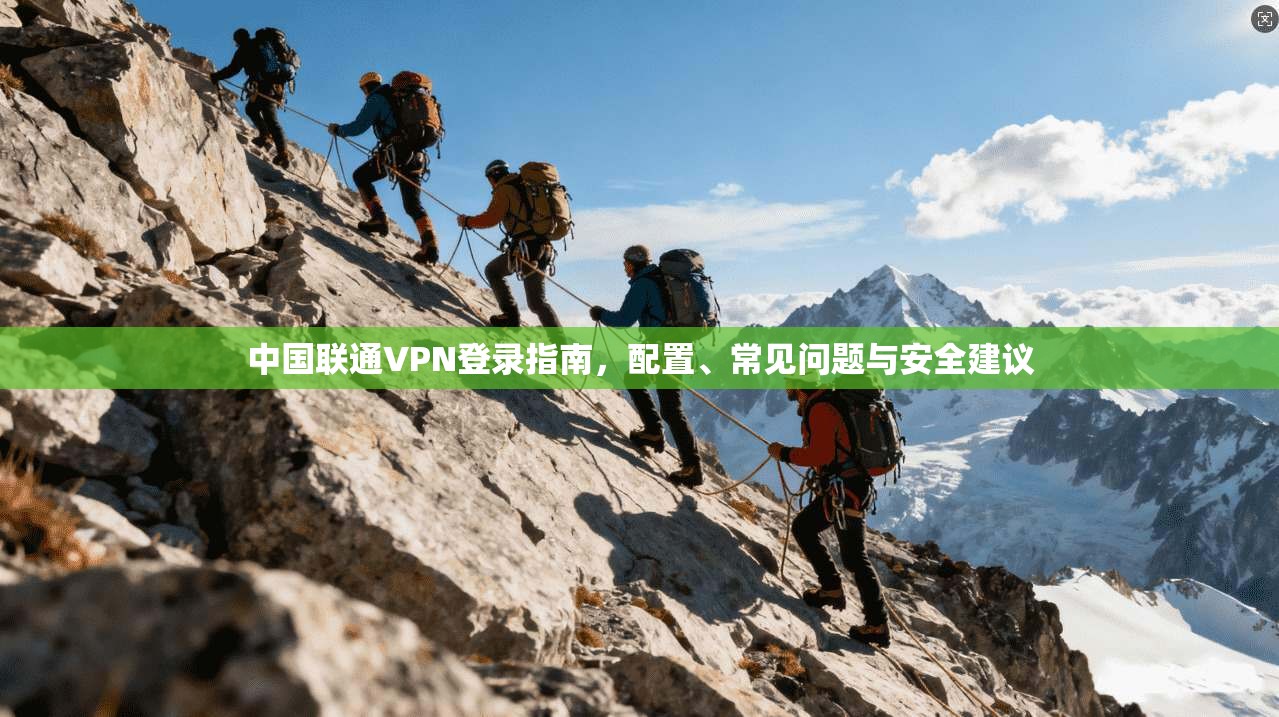 中国联通VPN登录指南，配置、常见问题与安全建议