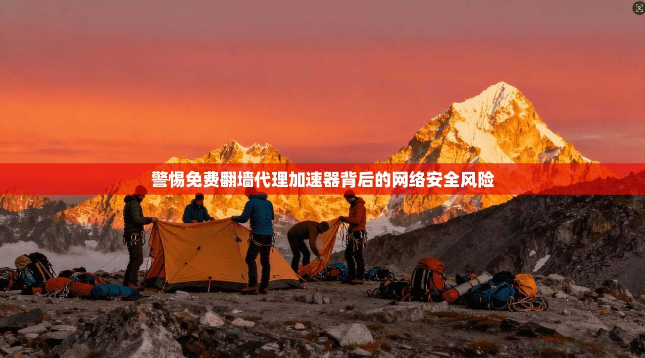 警惕免费翻墙代理加速器背后的网络安全风险