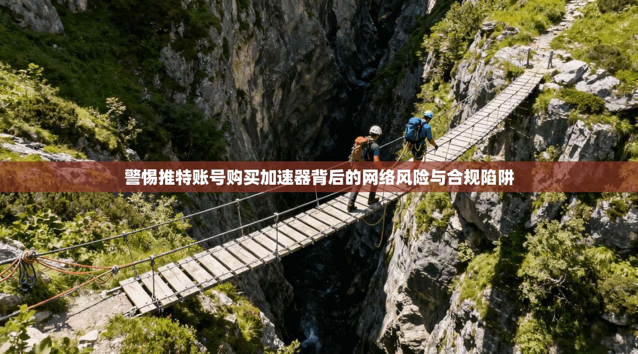 警惕推特账号购买加速器背后的网络风险与合规陷阱