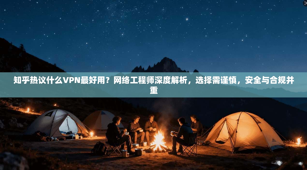 知乎热议什么VPN最好用？网络工程师深度解析，选择需谨慎，安全与合规并重