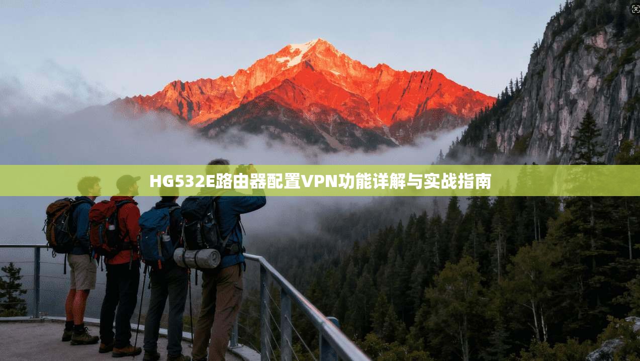 HG532E路由器配置VPN功能详解与实战指南