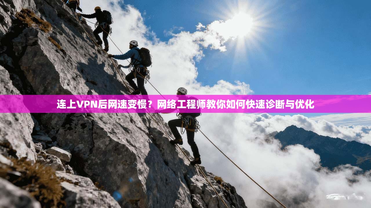 连上VPN后网速变慢？网络工程师教你如何快速诊断与优化