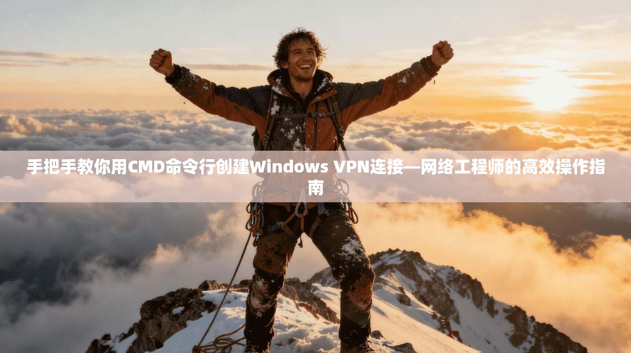 手把手教你用CMD命令行创建Windows VPN连接—网络工程师的高效操作指南