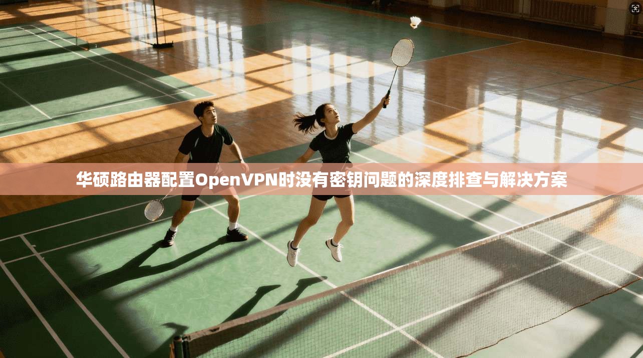 华硕路由器配置OpenVPN时没有密钥问题的深度排查与解决方案