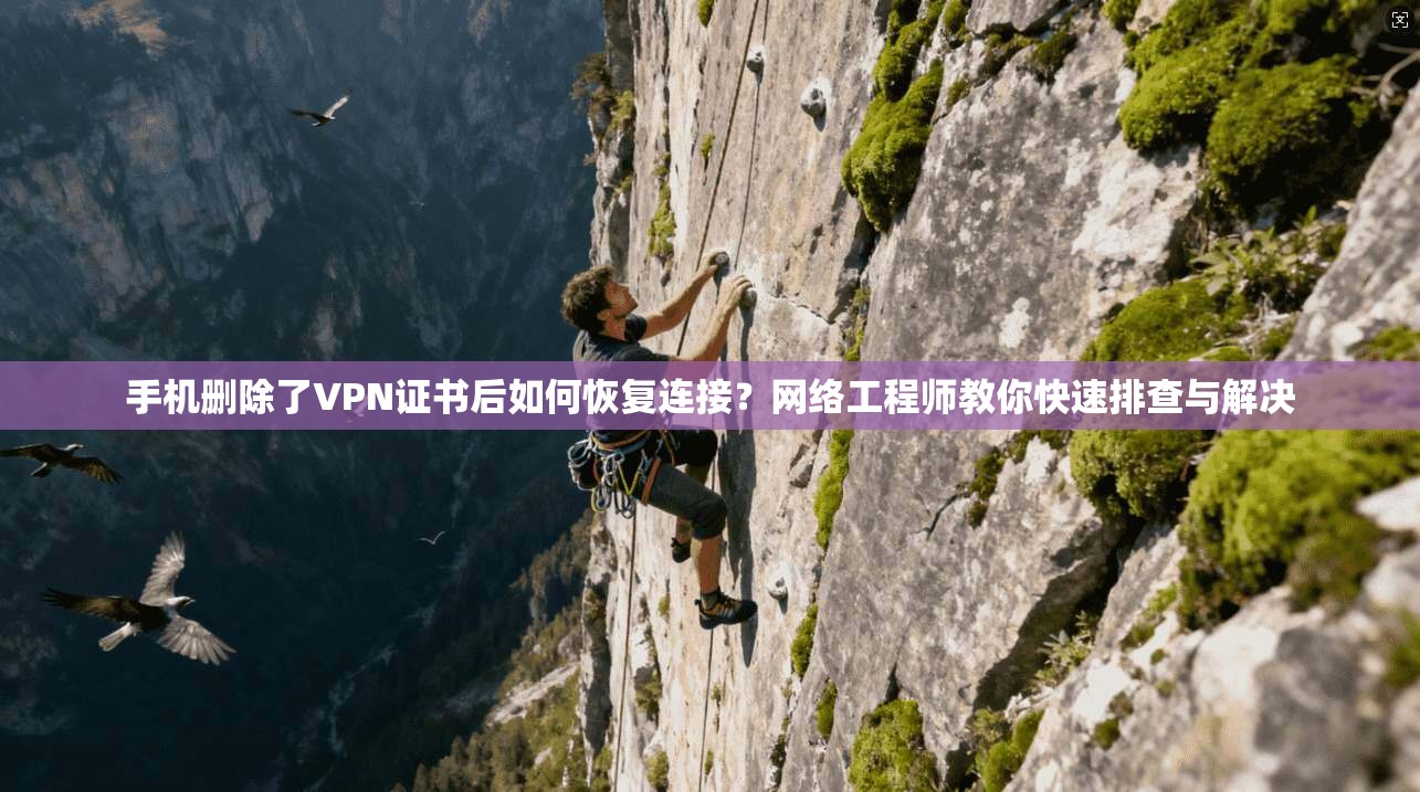 手机删除了VPN证书后如何恢复连接？网络工程师教你快速排查与解决