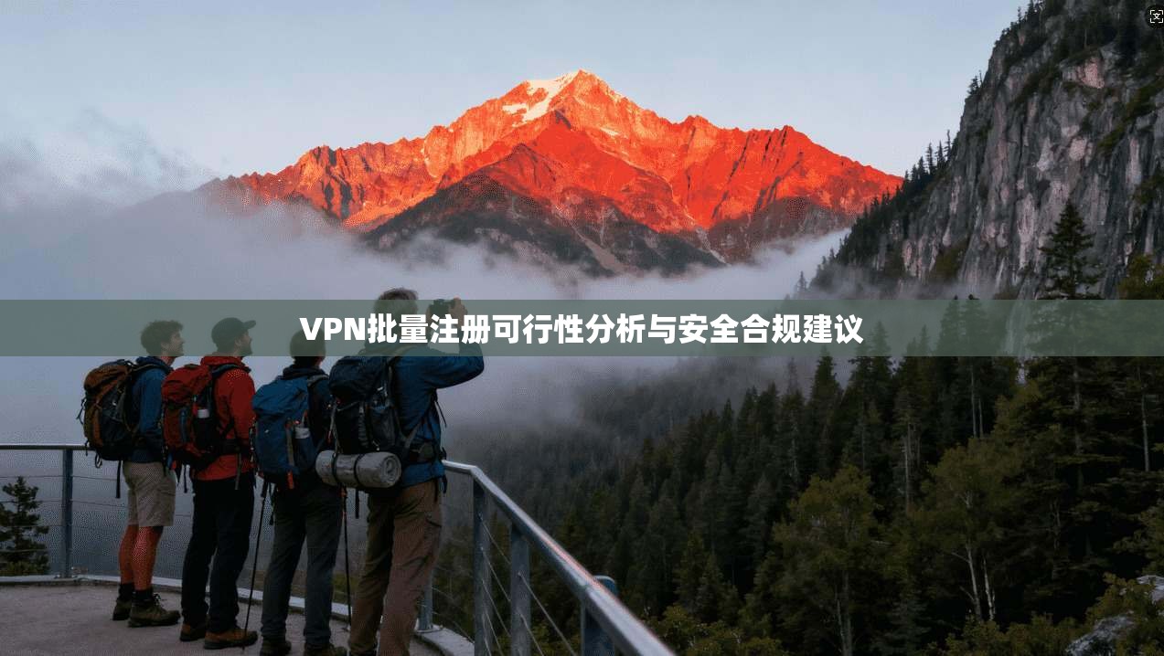 VPN批量注册可行性分析与安全合规建议