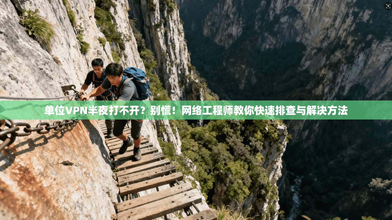单位VPN半夜打不开？别慌！网络工程师教你快速排查与解决方法