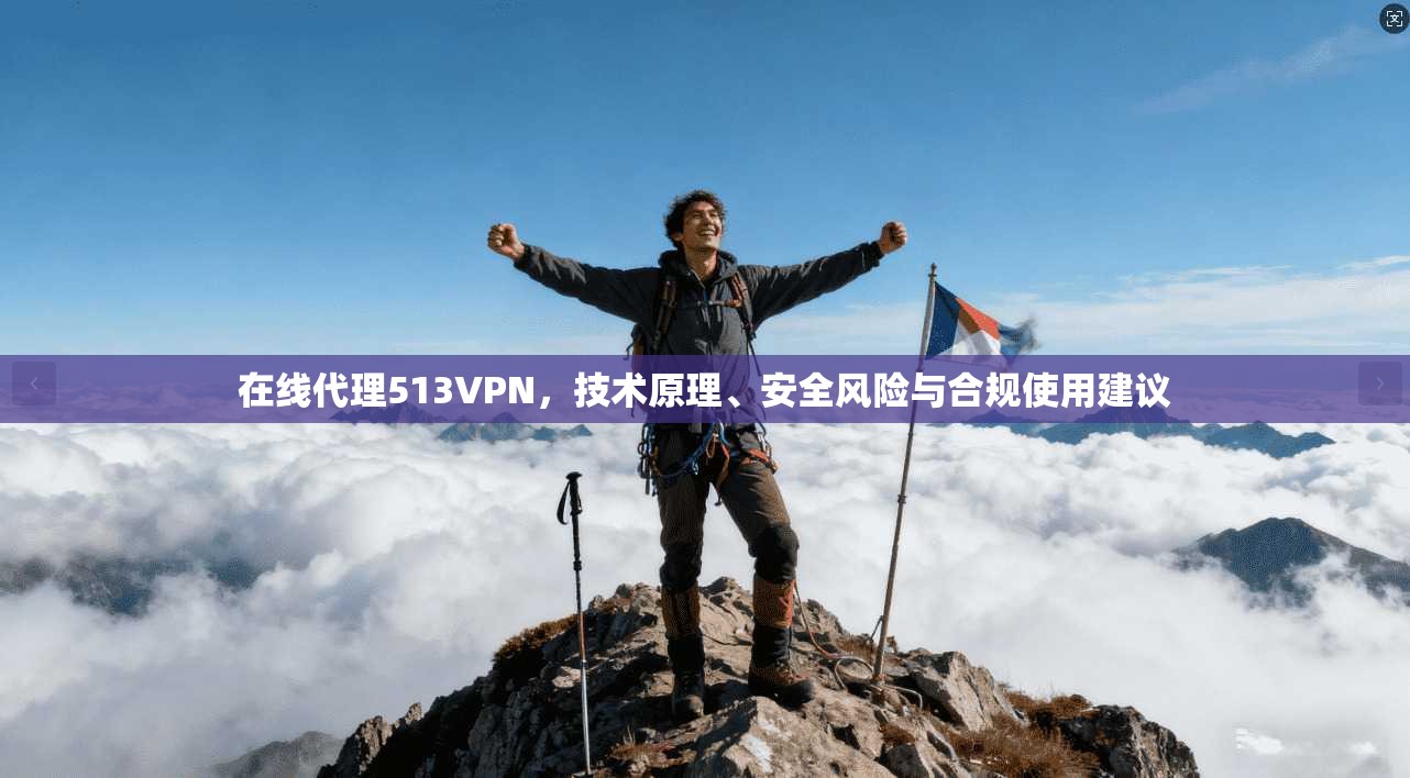 在线代理513VPN，技术原理、安全风险与合规使用建议
