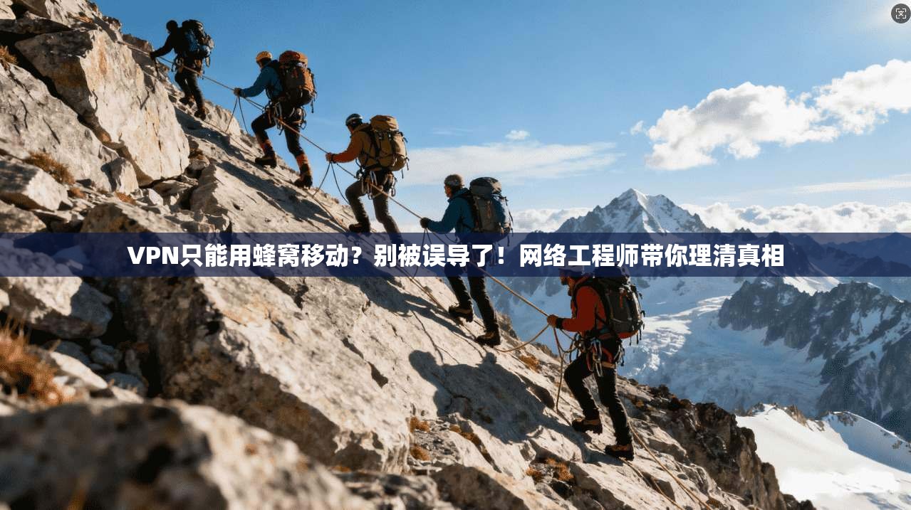 VPN只能用蜂窝移动？别被误导了！网络工程师带你理清真相