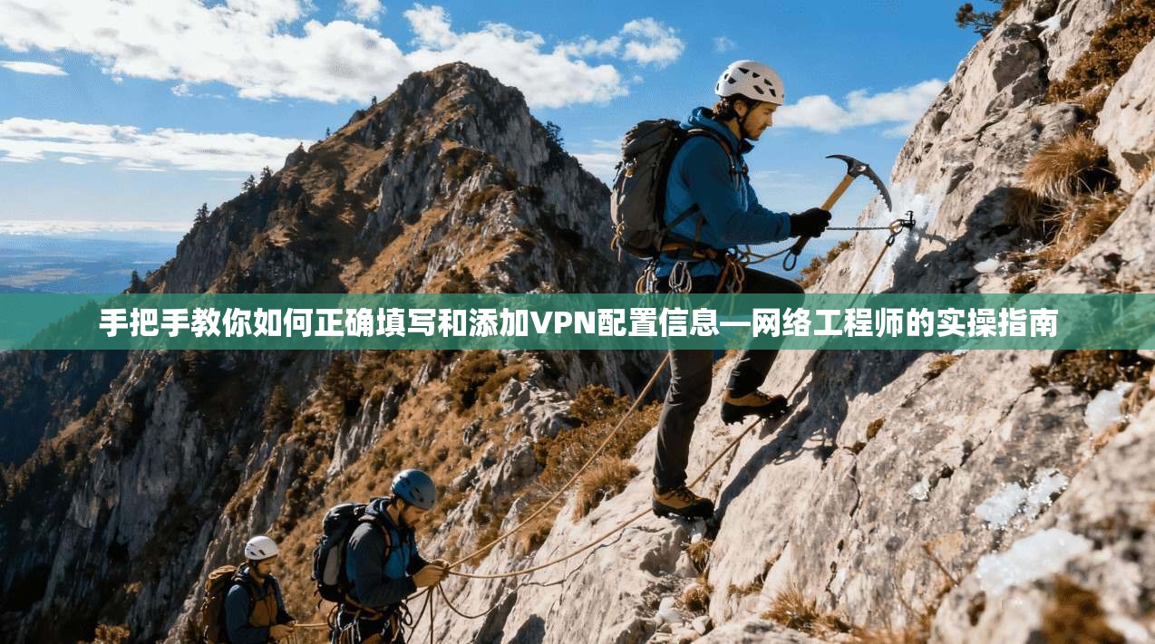 手把手教你如何正确填写和添加VPN配置信息—网络工程师的实操指南