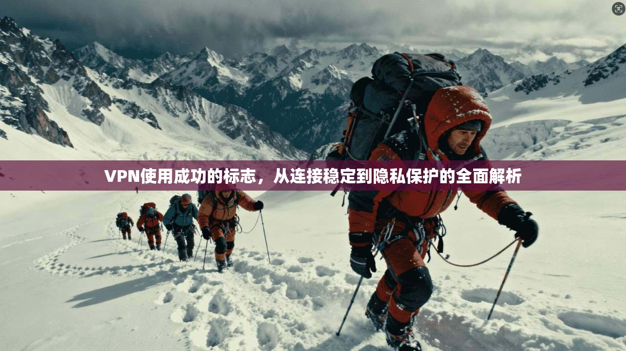 VPN使用成功的标志，从连接稳定到隐私保护的全面解析