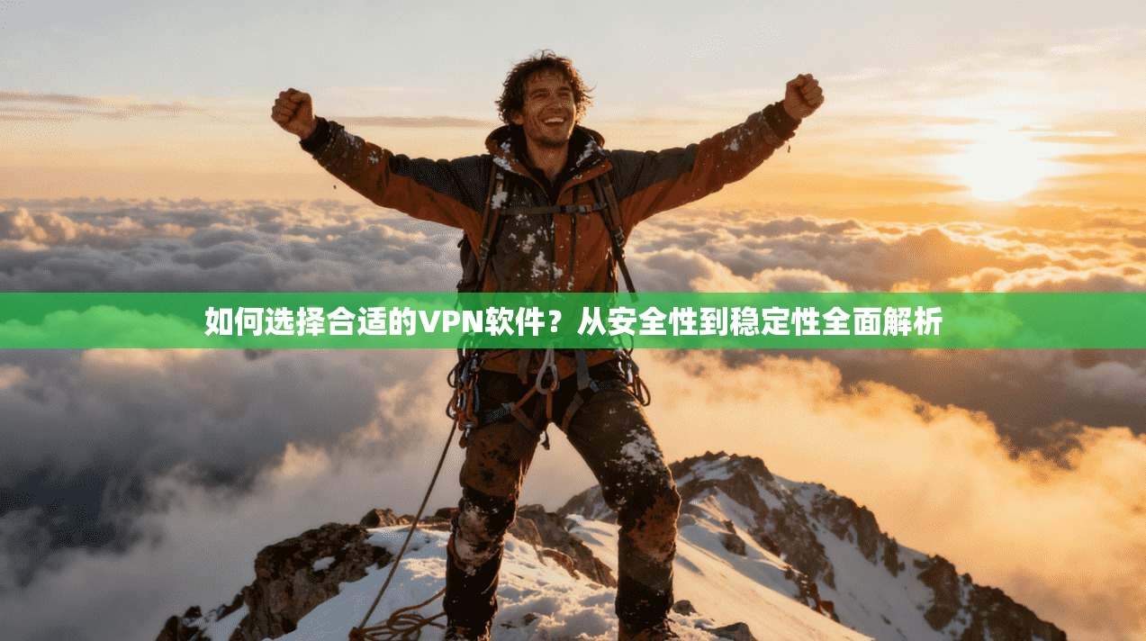 如何选择合适的VPN软件？从安全性到稳定性全面解析