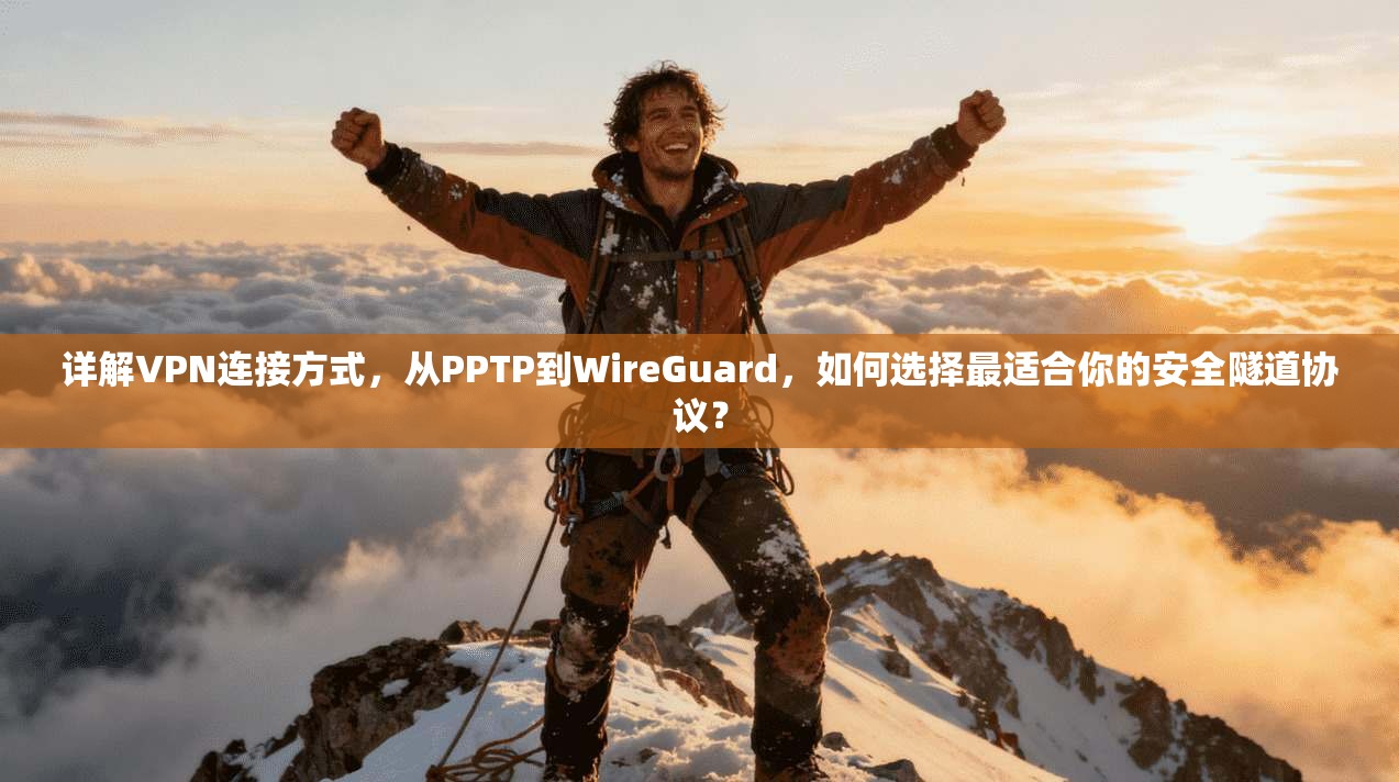 详解VPN连接方式，从PPTP到WireGuard，如何选择最适合你的安全隧道协议？