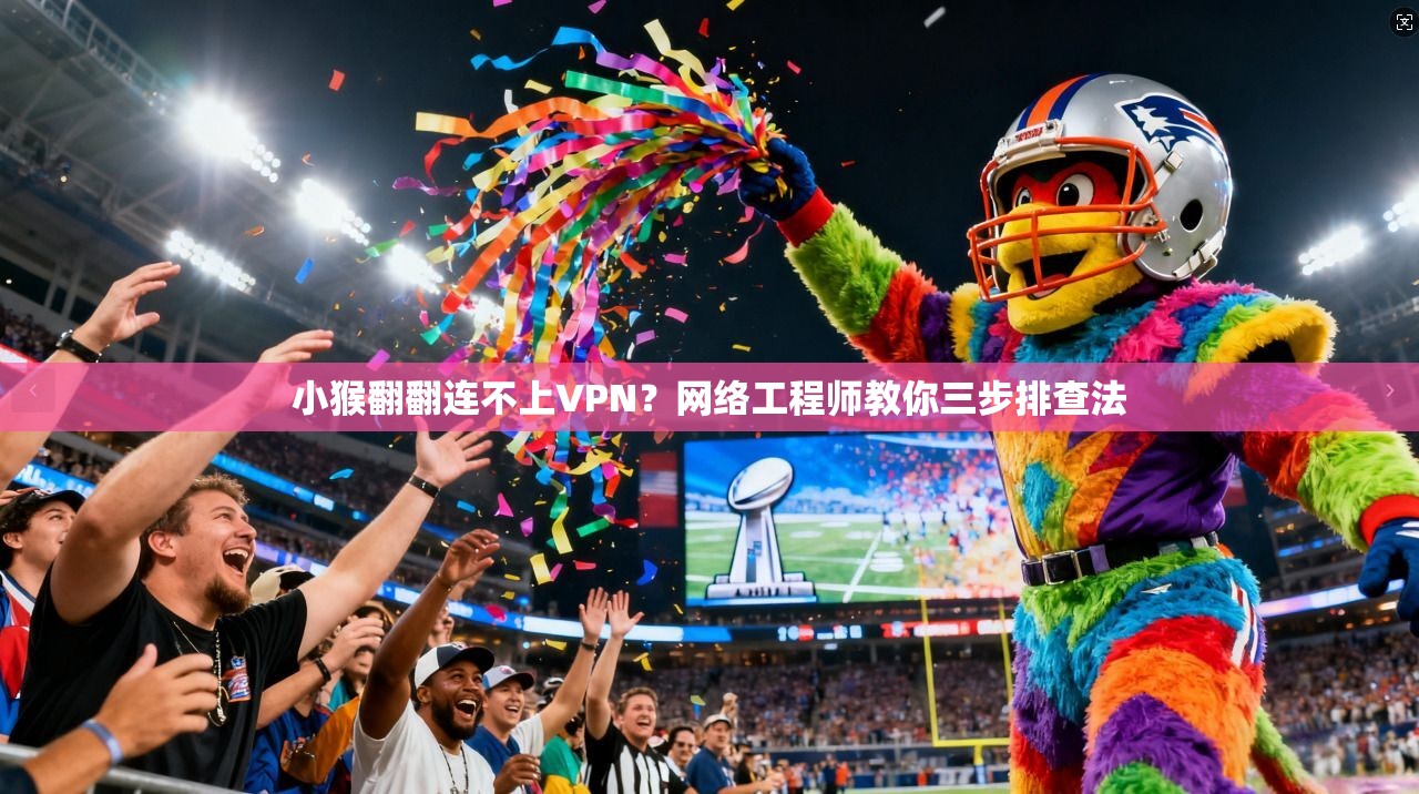 小猴翻翻连不上VPN？网络工程师教你三步排查法
