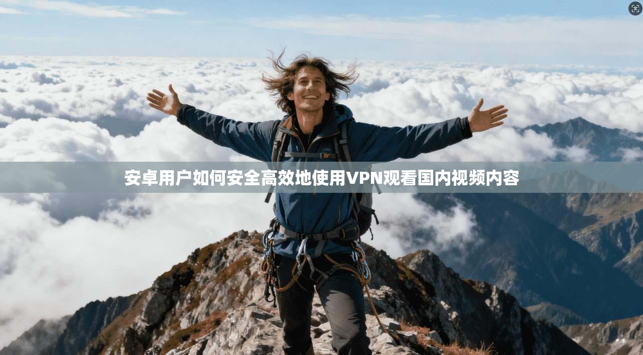 安卓用户如何安全高效地使用VPN观看国内视频内容