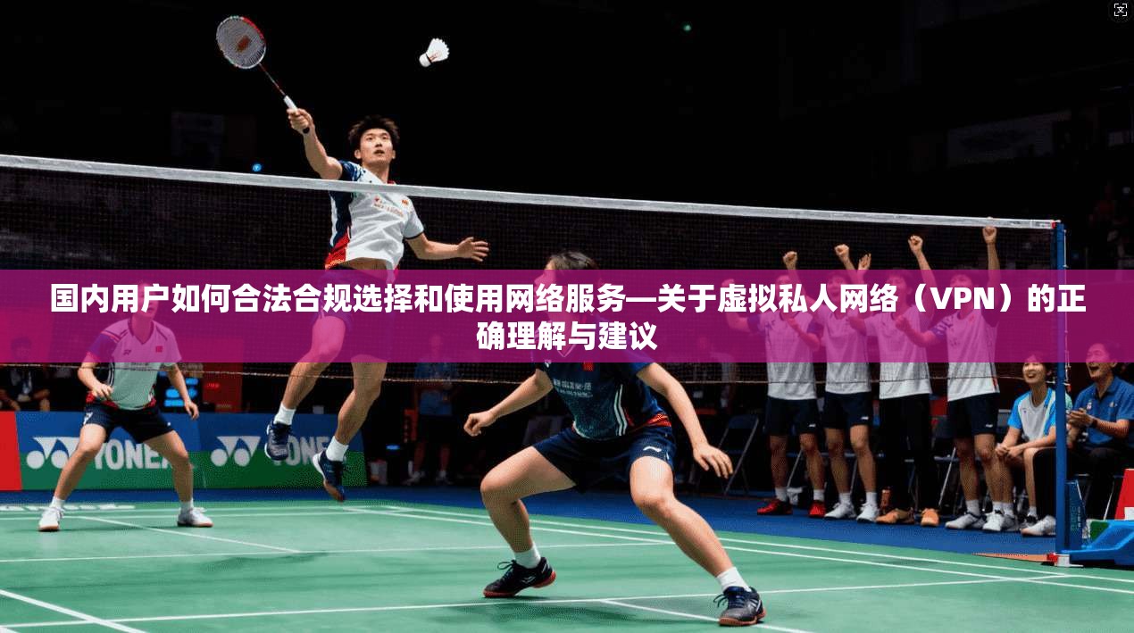 国内用户如何合法合规选择和使用网络服务—关于虚拟私人网络（VPN）的正确理解与建议