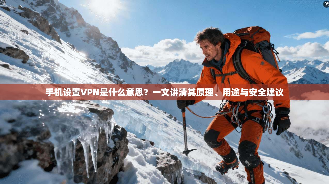 手机设置VPN是什么意思？一文讲清其原理、用途与安全建议