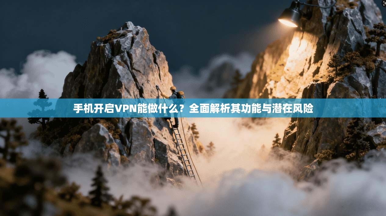 手机开启VPN能做什么？全面解析其功能与潜在风险