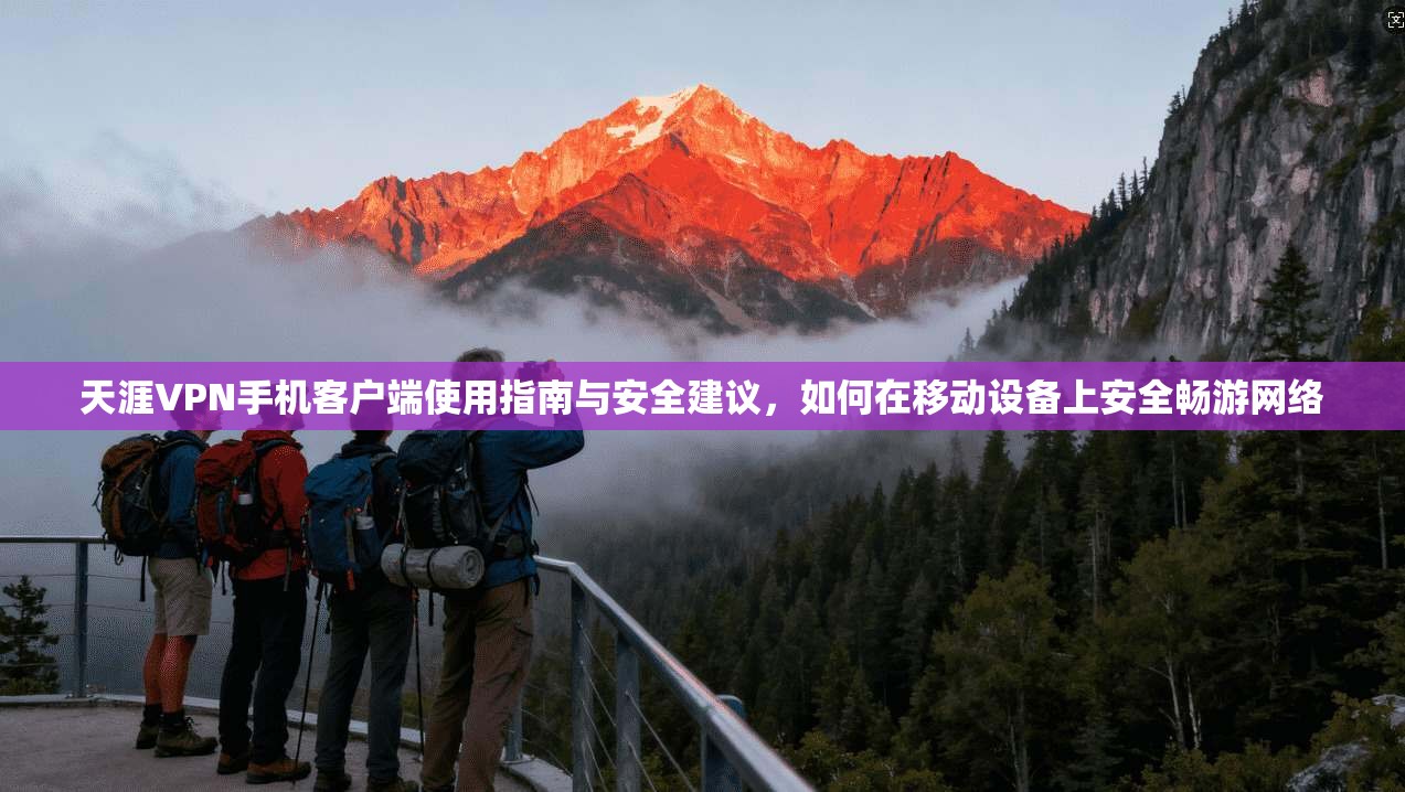 天涯VPN手机客户端使用指南与安全建议，如何在移动设备上安全畅游网络